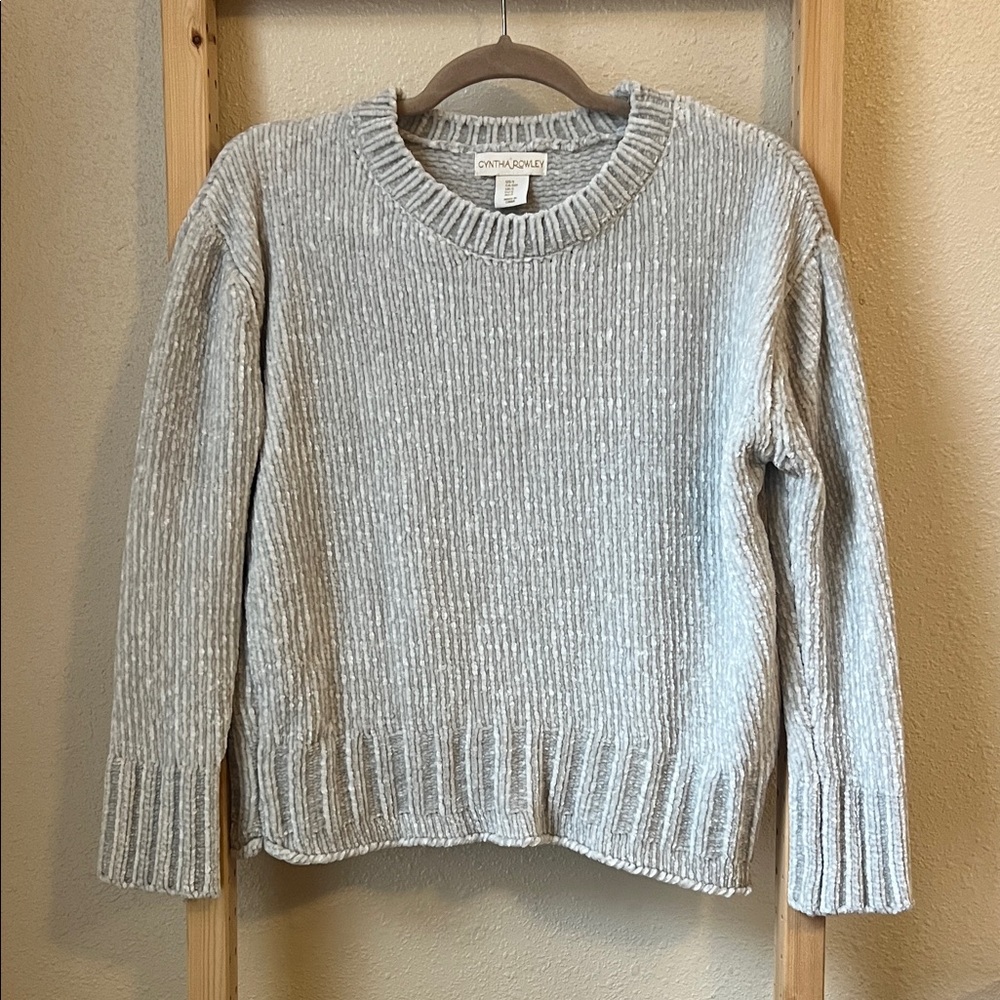 Cynthia Rowley Heather Gray Crew Neck Sweater